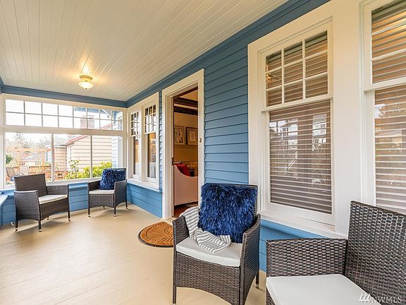 The exterior is wood and was completely repainted in the last year.