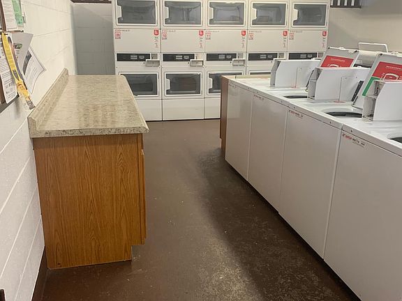 Laundry Facilities and vending machines.