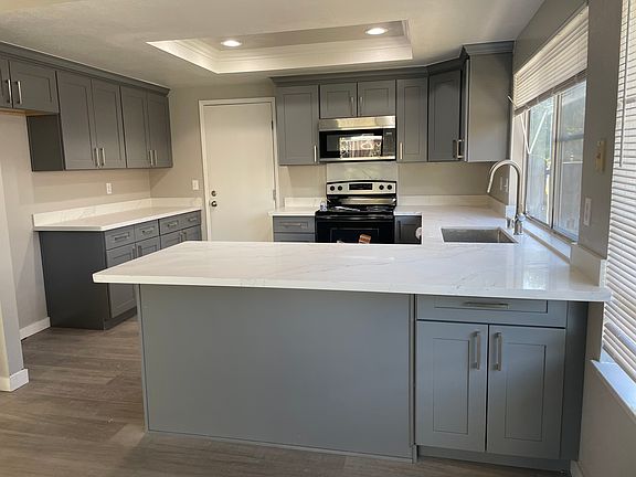 Kitchen with new appliances