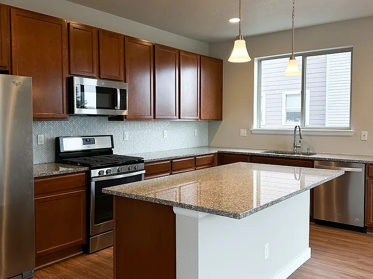 Open concept Kitchen with Large Island - perfect for entertaining