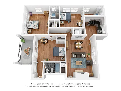 Floor plan 204