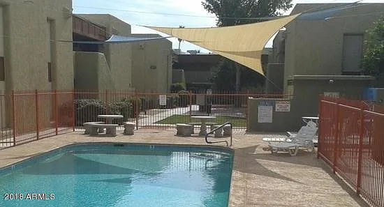 Pool with shade