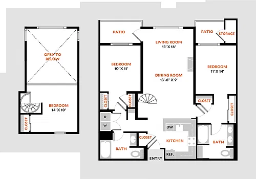 Floor plan Plan 2L