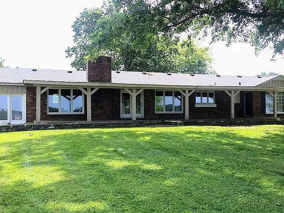 The back of the home has the perfect view of the lake.