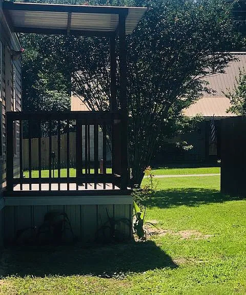 view from yard to across the street