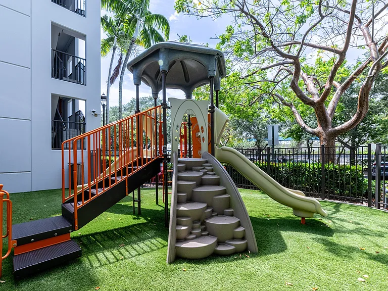 Onsite Playground at One Plantation Apartments in Plantation, FL 33324