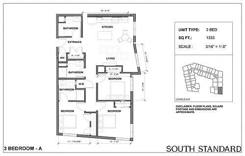 Floor plan 3BA