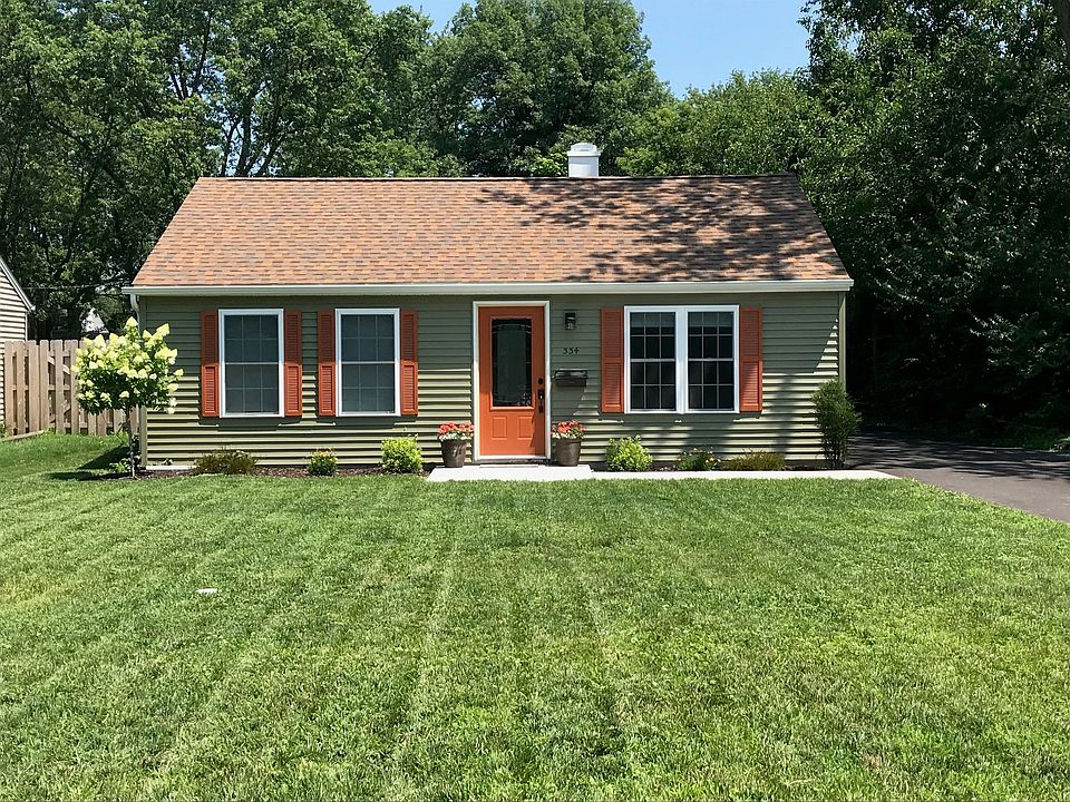 Right next to a pretty park