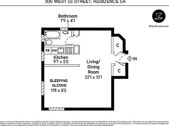2nd image of 300 W 53rd St APT 5A