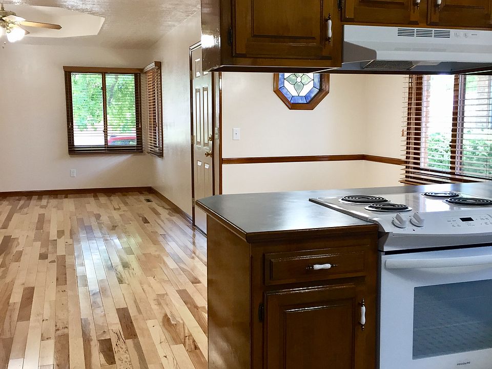 living room, dining room, part of kitchen,
