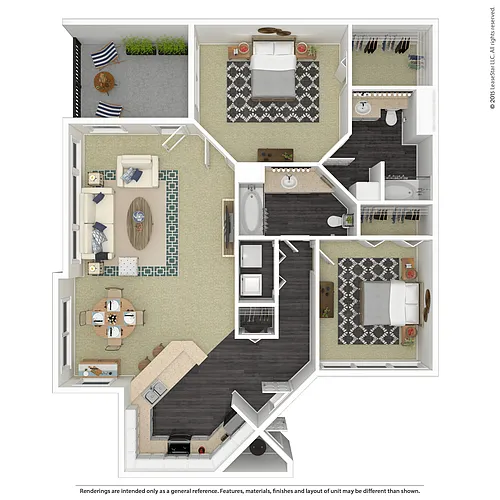 Floor plan Residence 3 Luxury