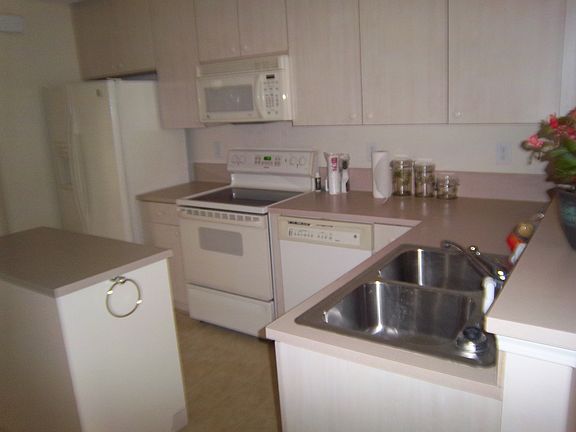 Kitchen with island