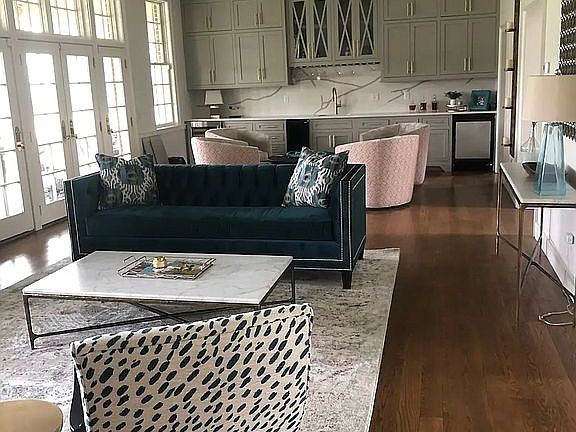 Living Room and Bar opens to