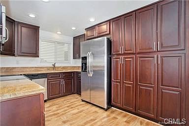 New stainless refrigerator