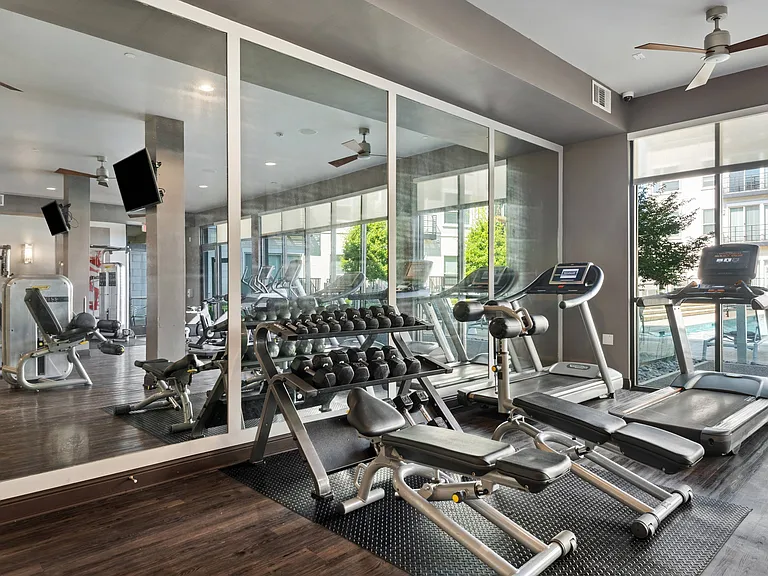 Fitness Center with Cardio Equipment