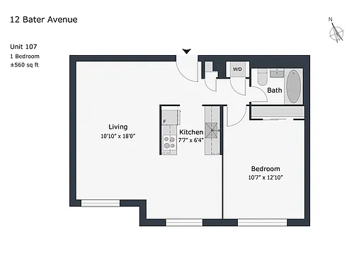 Floor plan 50039A-107