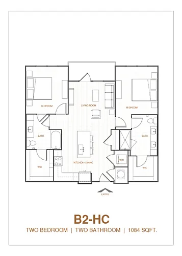 Floor plan B2-HC