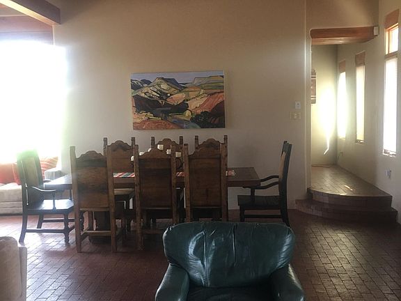 great room with large dining table