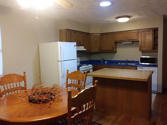 Dining room and kitchen