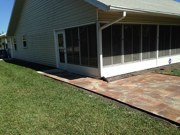 Back patio area