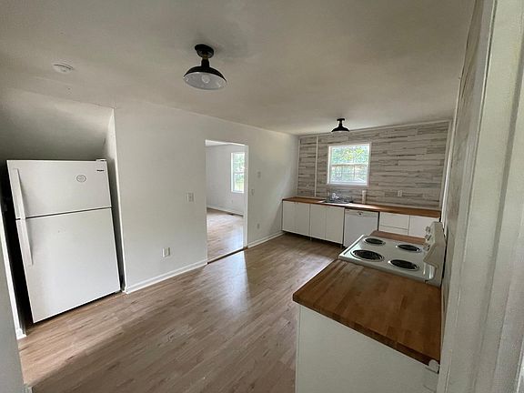Kitchen looking towards living room