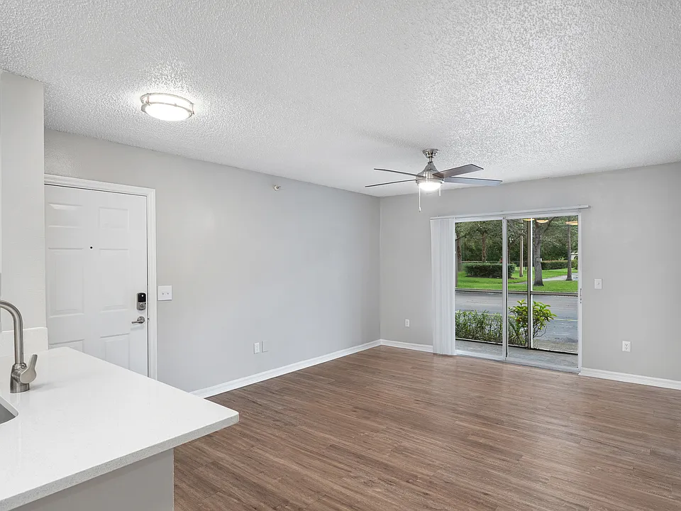 Spacious living room with ample natural light