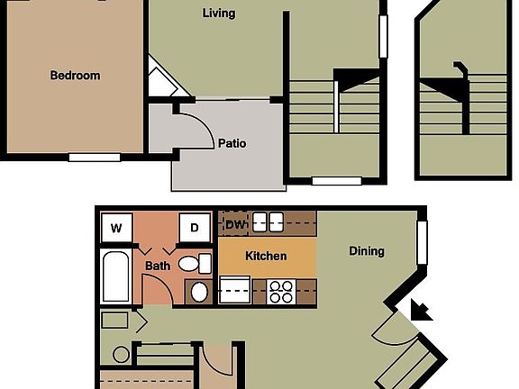 Upstairs or Downstairs? You pick!