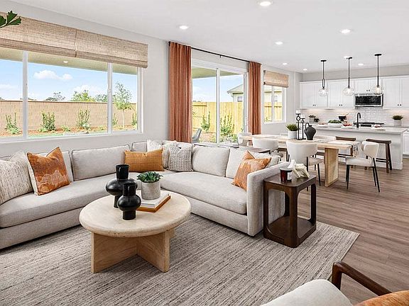 Great Room at Plan 2, The Cottages at Arbor Ranch