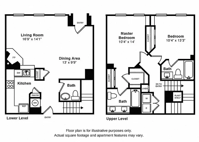 Floor plan Trecastle