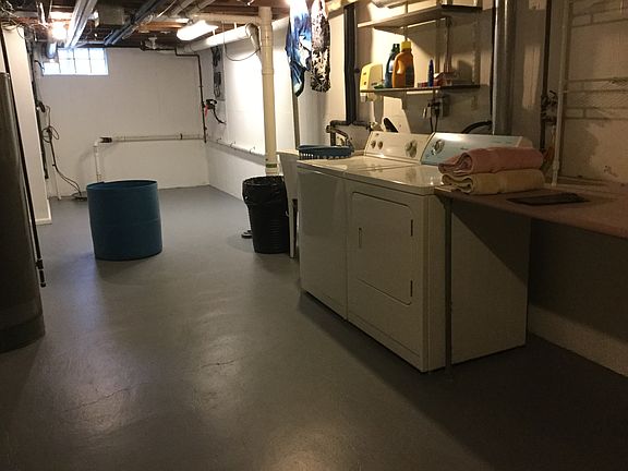 Laundry area basement