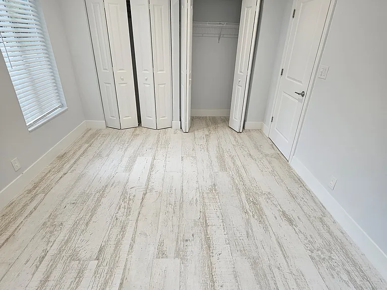Plenty of closet space.