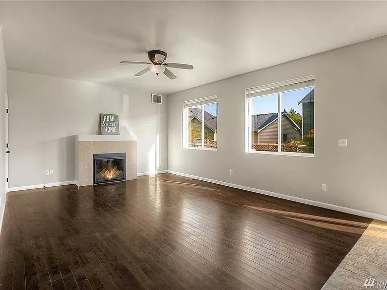 Large Family Room with lots of light