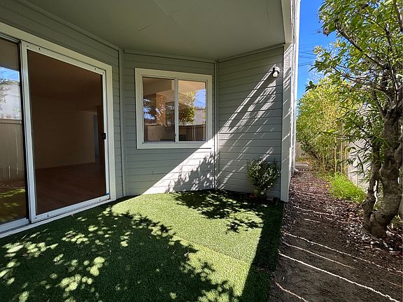 connects to second patio