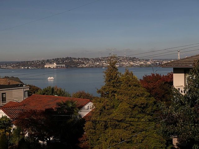 Nice City views from private deck.