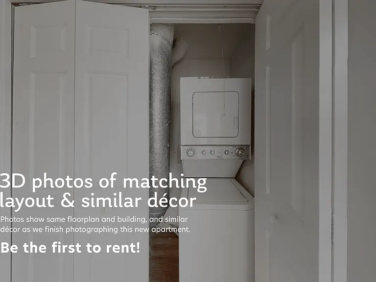 Washer in Apartment
