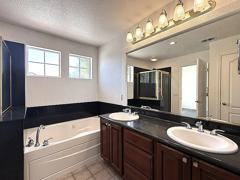 Primary Bathroom with Double Sinks