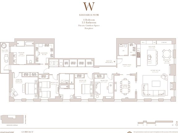 2nd image of 1290 Madison Ave #Penthouse 6