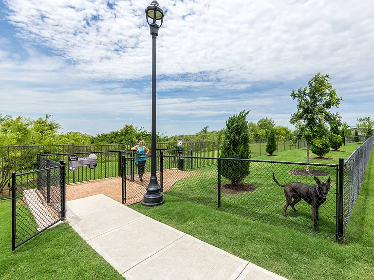Let your pup run free in our spacious dog park