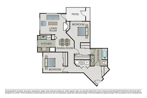 Floor plan Plan 2B