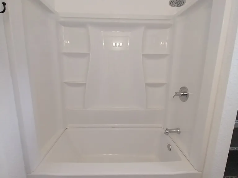 New shower/tub in full hall bath