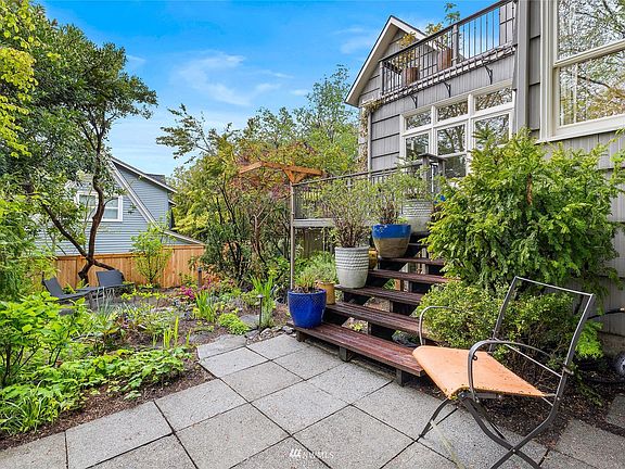 Behind the fence is an urban oasis 