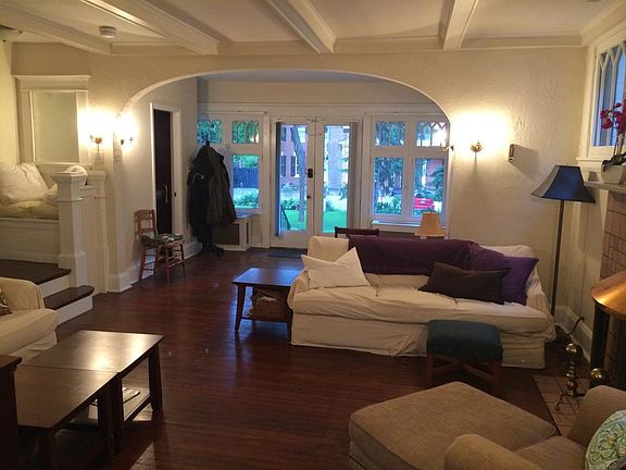 living room and front entrance