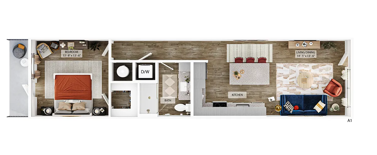Floor plan A1