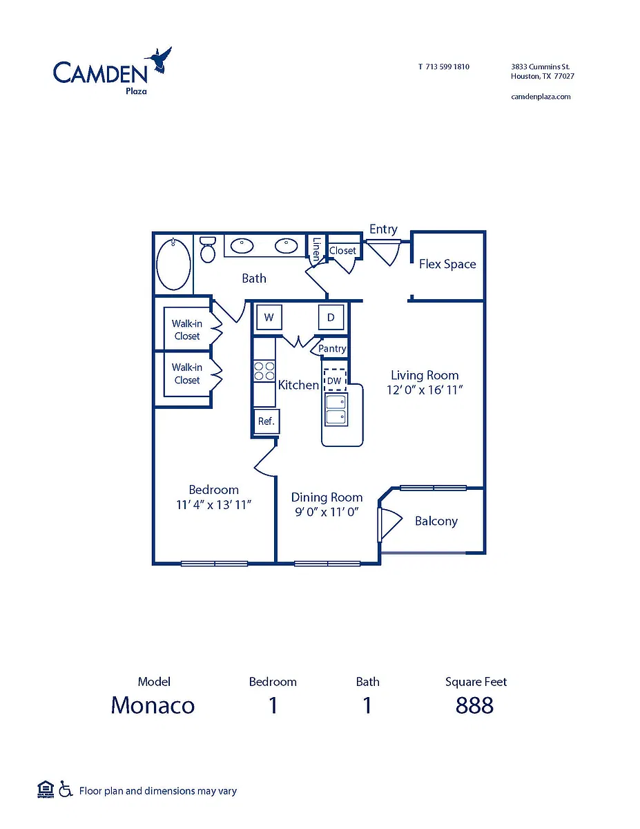 Floor plan Monaco