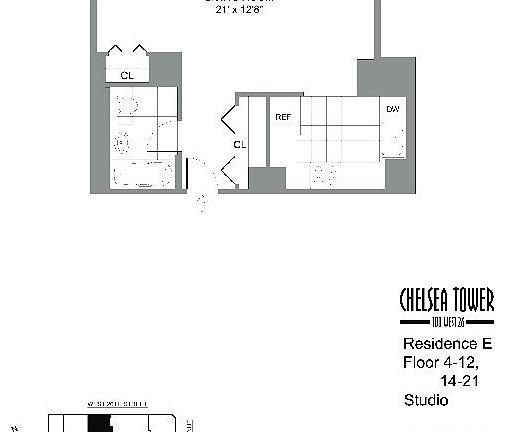 2nd image of 100 W 26th St APT 17E
