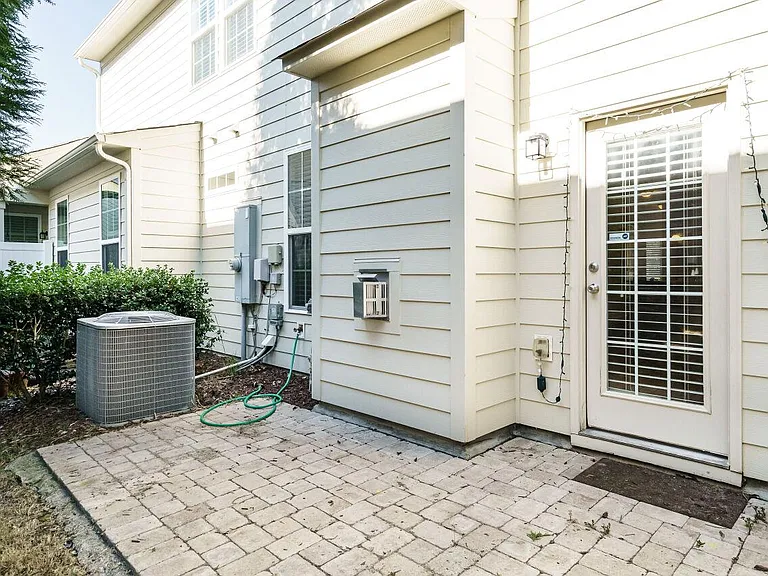 Rear patio