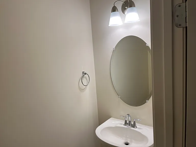 Half bath on first floor