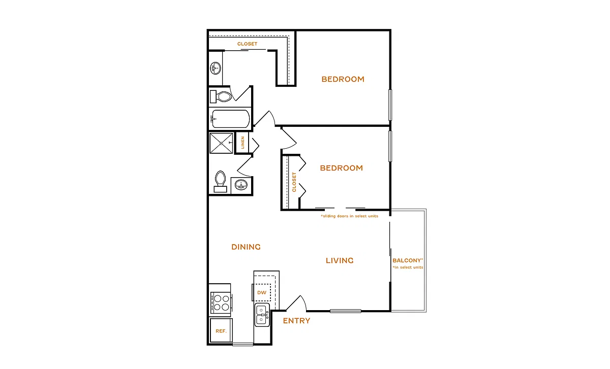 Floor plan B1 Renovated