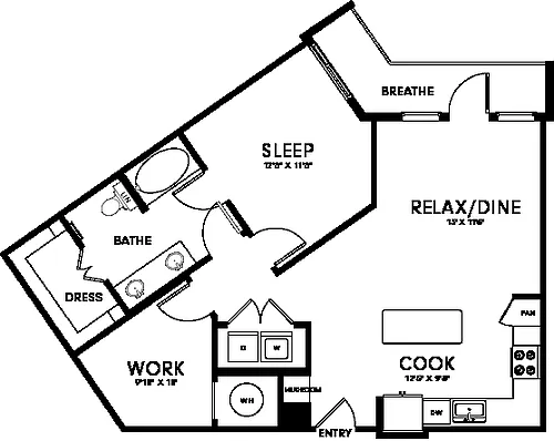 Floor plan A1H