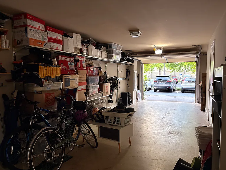 Attached Two-Car Tandem Garage with Direct Home Access